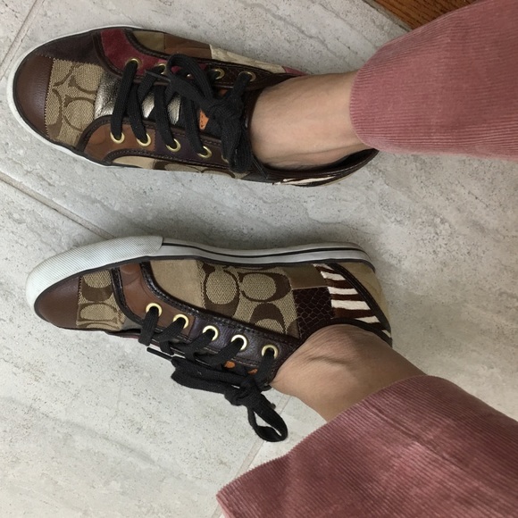 Coach Patchwork Leather sneakers, 6 - Picture 9 of 14